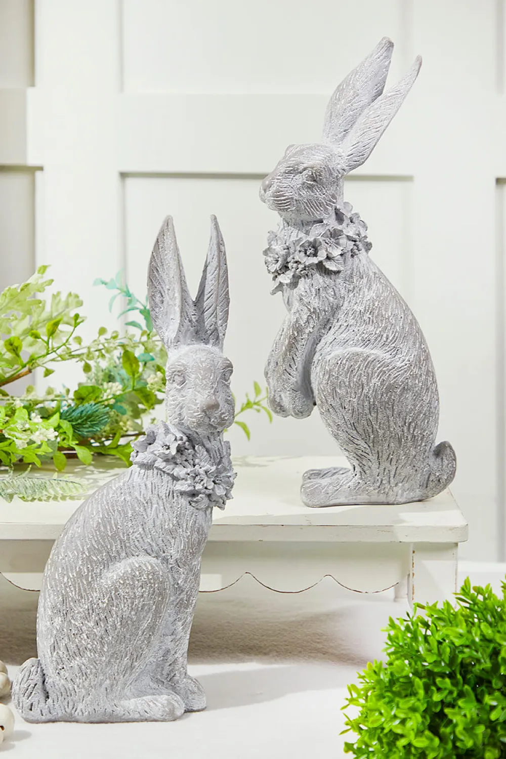 Decorator's Warehouse 13" Bunny Resin Figure > Easter Table Decor|Easter Decor