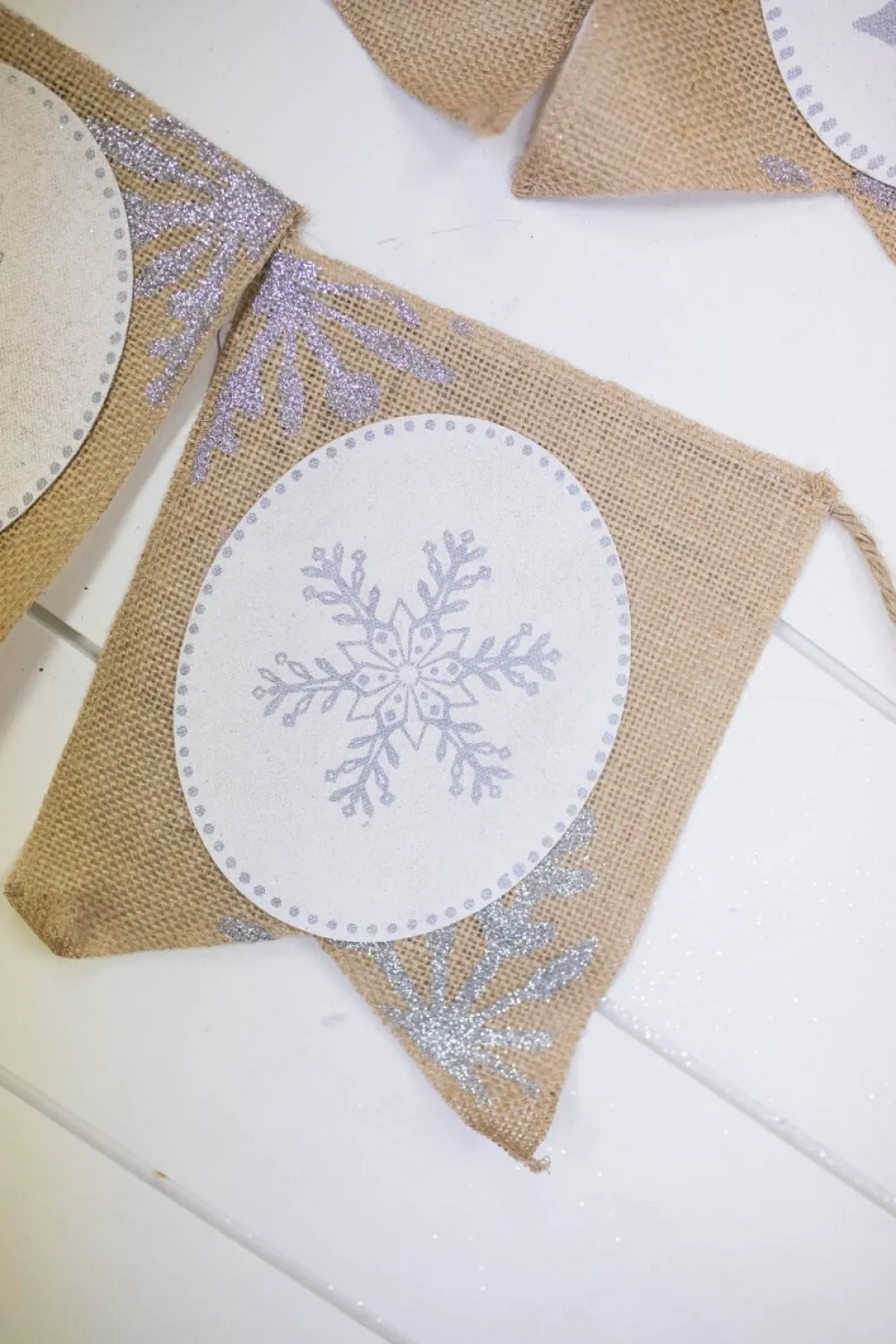 Decorator's Warehouse Burlap Winter Wishes Banner - Set of 2 > Christmas Sale