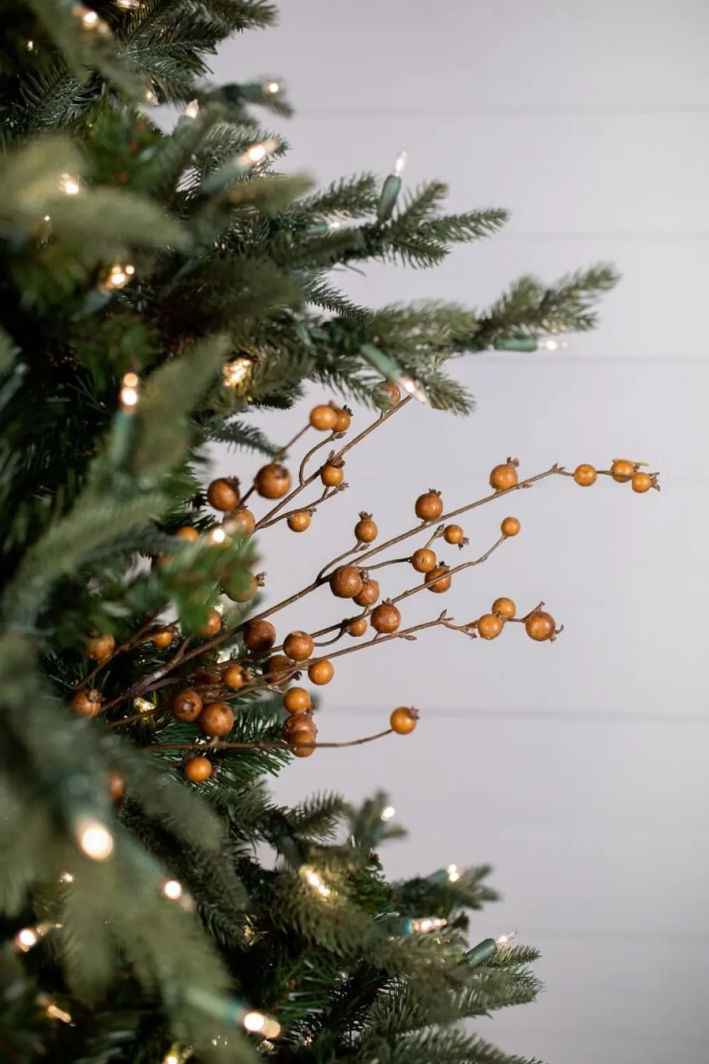 Decorator's Warehouse 30” Butternut Pomegranate Christmas Spray (Weather Resistant) > Sugar & Spice|Christmas Sprays