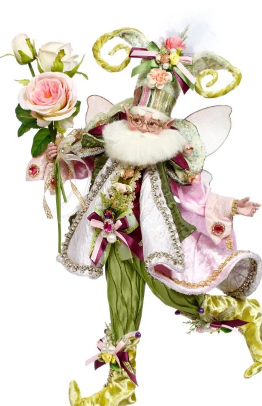 Decorator's Warehouse 18" Cabbage Rose Fairy - Mark Roberts > Mark Roberts Spring