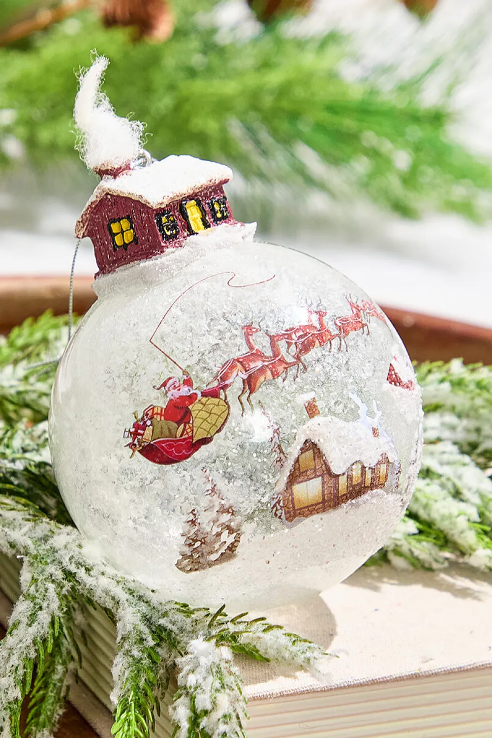 Decorator's Warehouse Cabin Ornament > Christmas Decor|Christmas Ornaments