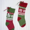 Decorator's Warehouse 21” Cable Knit Sweater Stocking > Christmas Textiles|Christmas Decor