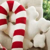 Decorator's Warehouse Candy Cane Pillow 21" x 11" > Christmas Textiles|Christmas Pillows