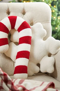 Decorator's Warehouse Candy Cane Pillow 21" x 11" > Christmas Textiles|Christmas Pillows