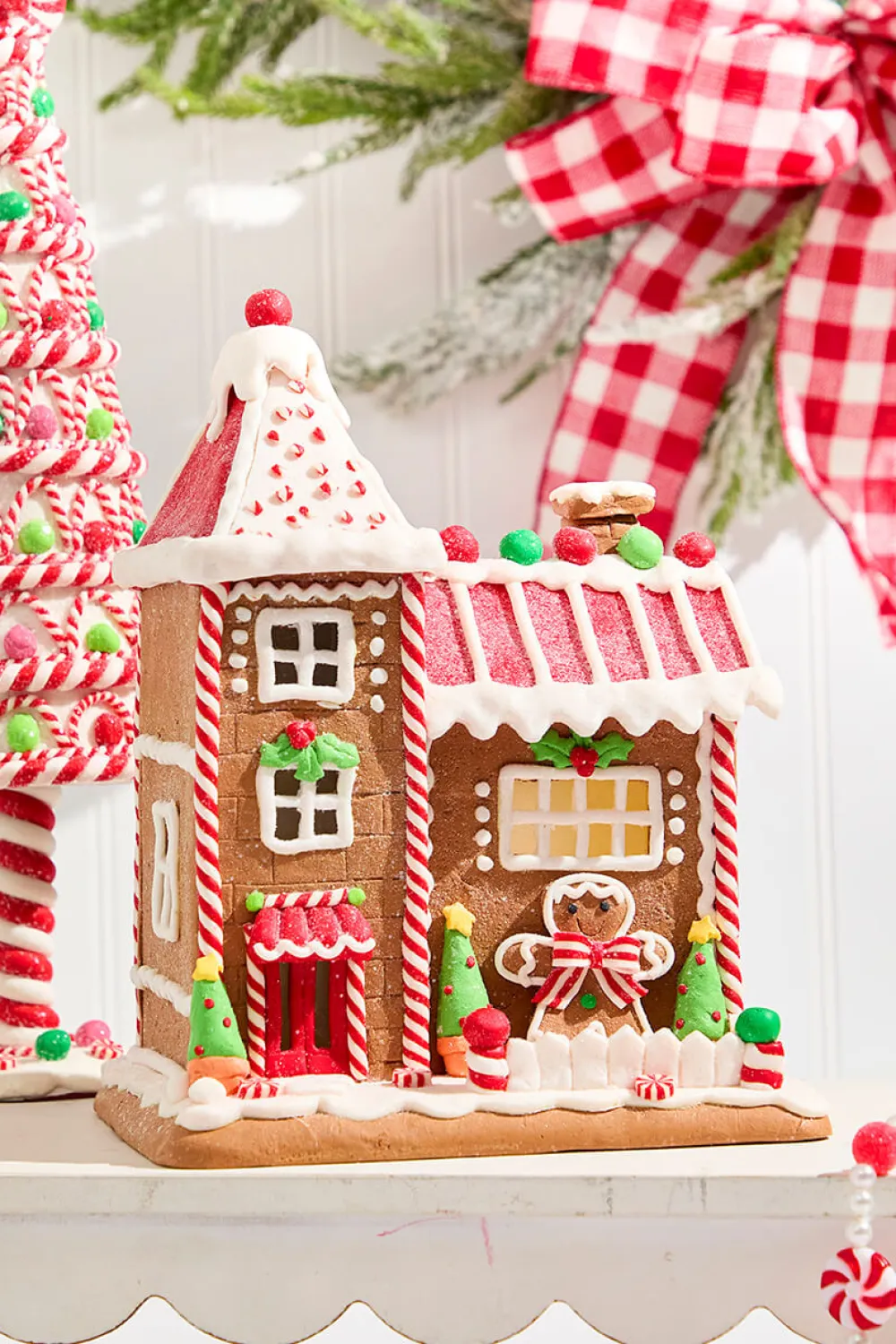 Decorator's Warehouse 10" Candy Gingerbread House > Christmas Decor|Christmas Accents