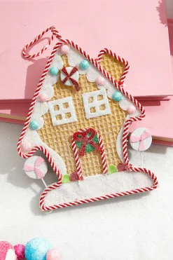 Decorator's Warehouse 7.5" Candy House Ornament > Christmas Ornaments|Christmas Decor