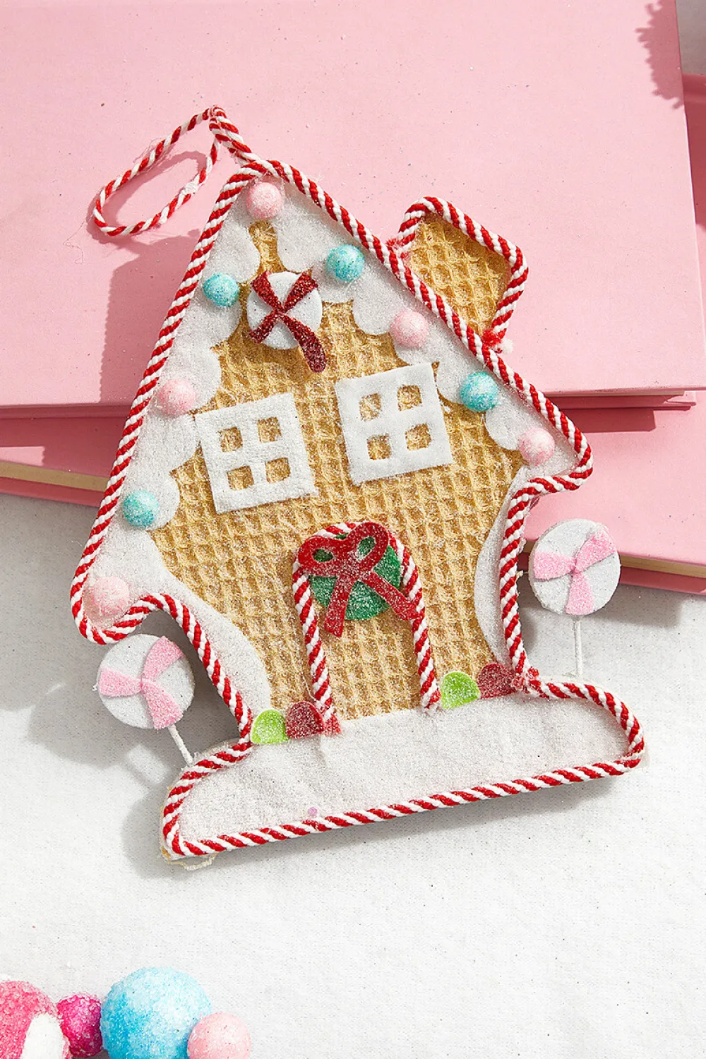Decorator's Warehouse 7.5" Candy House Ornament > Christmas Ornaments|Christmas Decor