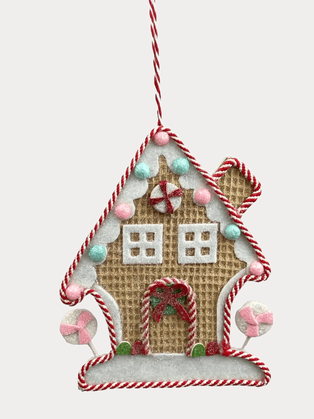 Decorator's Warehouse 7.5" Candy House Ornament > Christmas Ornaments|Christmas Decor