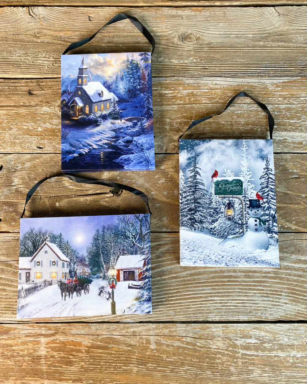 Decorator's Warehouse Canvas-Winter’s Night Assortment > Fun Gifts|Christmas Decor