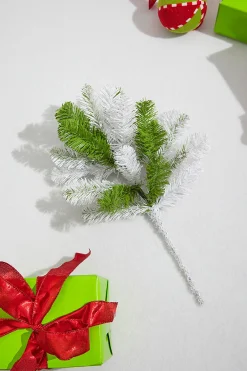 Decorator's Warehouse 21" Caprico Green White PVC Spray > Storyville|Christmas Sprays