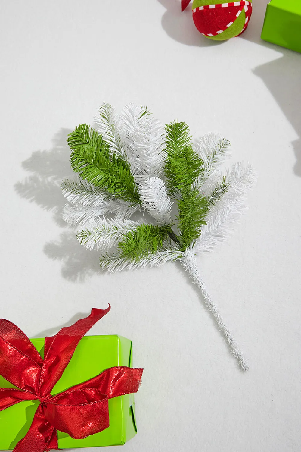 Decorator's Warehouse 21" Caprico Green White PVC Spray > Storyville|Christmas Sprays