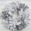 Decorator's Warehouse 30” Caprico Silver & White Wreath > Christmas Decor|All Wreaths