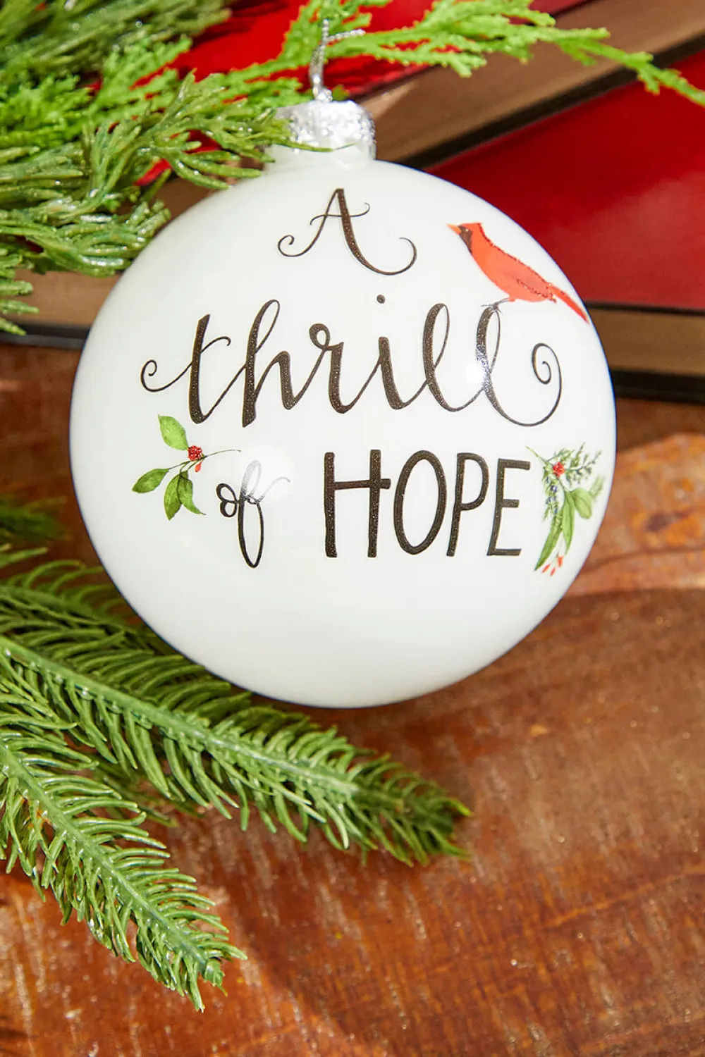 Decorator's Warehouse 4" Cardinal Chorus Ornament > Cardinal|Christmas Decor