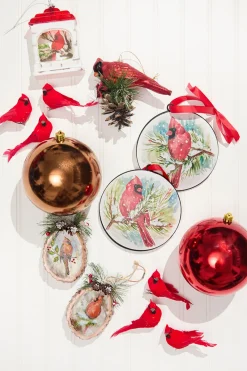 Decorator's Warehouse Cardinal Christmas Ornaments Mini Bundle > Cardinal|Christmas Decor