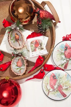Decorator's Warehouse Cardinal Christmas Ornaments Mini Bundle > Cardinal|Christmas Decor