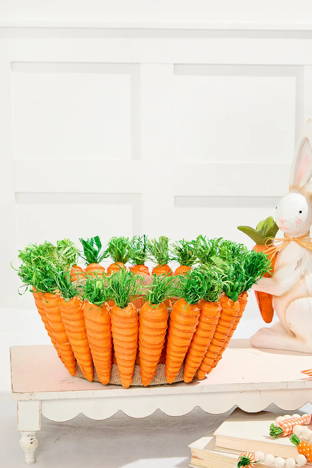 Decorator's Warehouse 14" Carrot Basket - Large > Easter Decor|Easter Decor