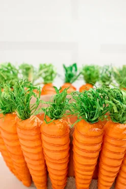 Decorator's Warehouse 14" Carrot Basket - Large > Easter Decor|Easter Decor