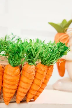 Decorator's Warehouse 10" Carrot Basket - Small > Easter Decor|Easter Decor