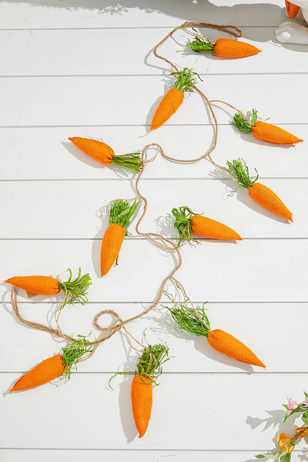 Decorator's Warehouse 5' Carrot Garland > Easter Table Decor|Easter Decor