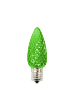 Decorator's Warehouse Case - Green C9 Wonderful Faceted (500pcs) > C9 Bulbs|Christmas Decor