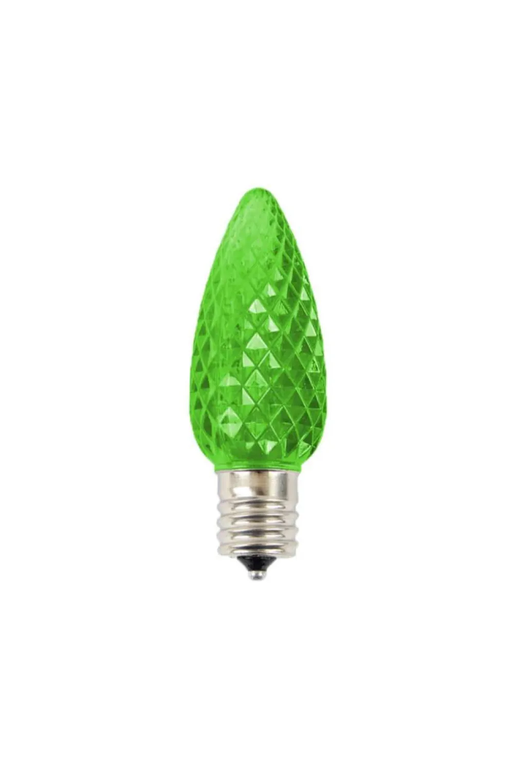 Decorator's Warehouse Case - Green C9 Wonderful Faceted (500pcs) > C9 Bulbs|Christmas Decor