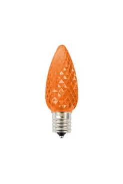 Decorator's Warehouse Case - Orange C9 Wonderful Faceted (500pcs) > C9 Bulbs|Christmas Decor