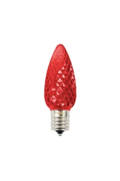 Decorator's Warehouse Case - Red C9 Wonderful Faceted (500pcs) > C9 Bulbs|Christmas Decor