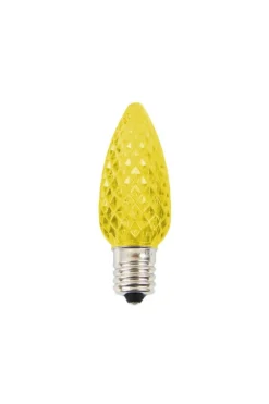 Decorator's Warehouse Case - Yellow C9 Wonderful Faceted (500pcs) > C9 Bulbs|Christmas Decor