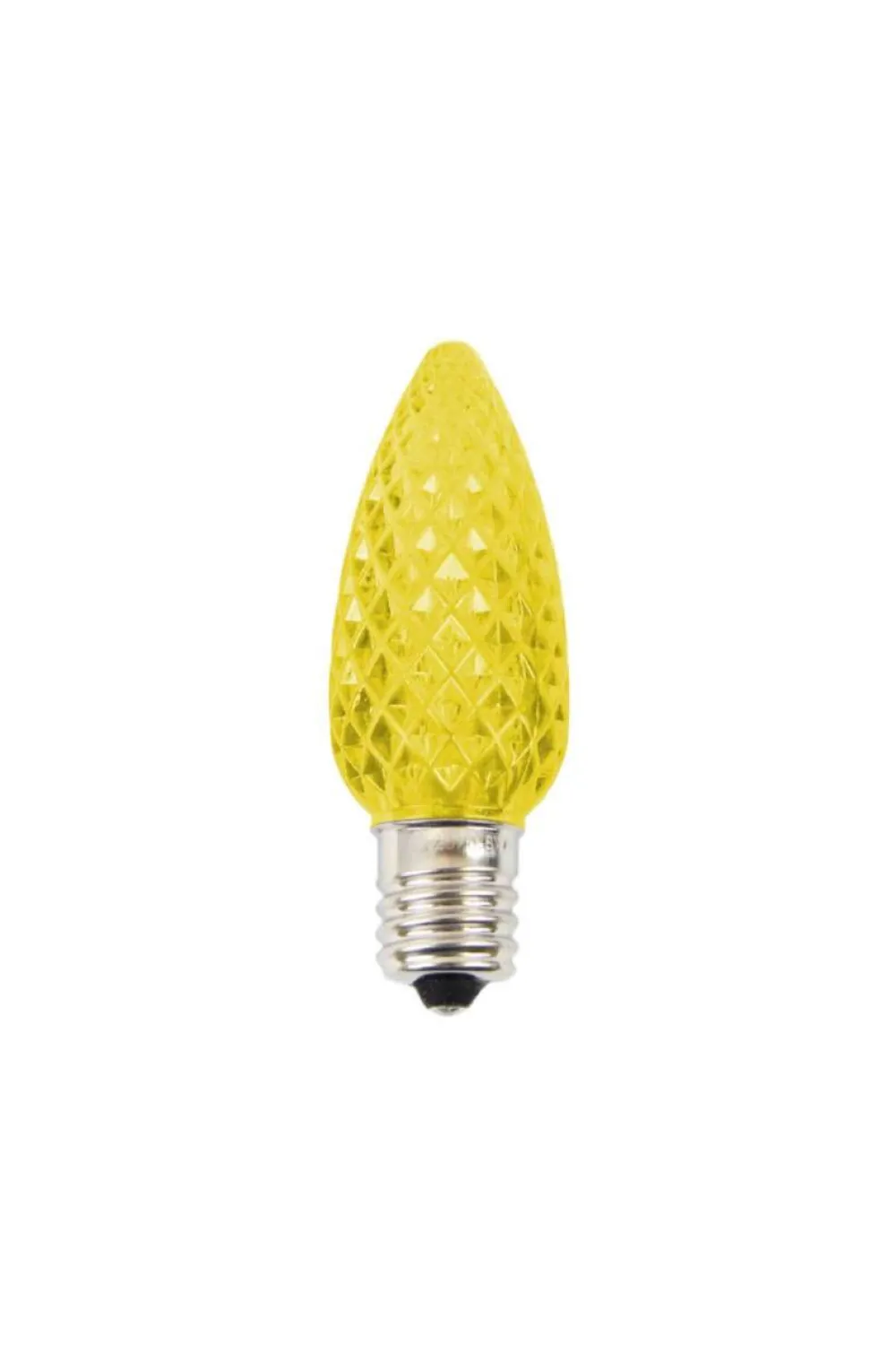 Decorator's Warehouse Case - Yellow C9 Wonderful Faceted (500pcs) > C9 Bulbs|Christmas Decor
