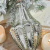 Decorator's Warehouse 10" Catherdral Antique Mercury Glass Ornament > White Christmas|Christmas Decor