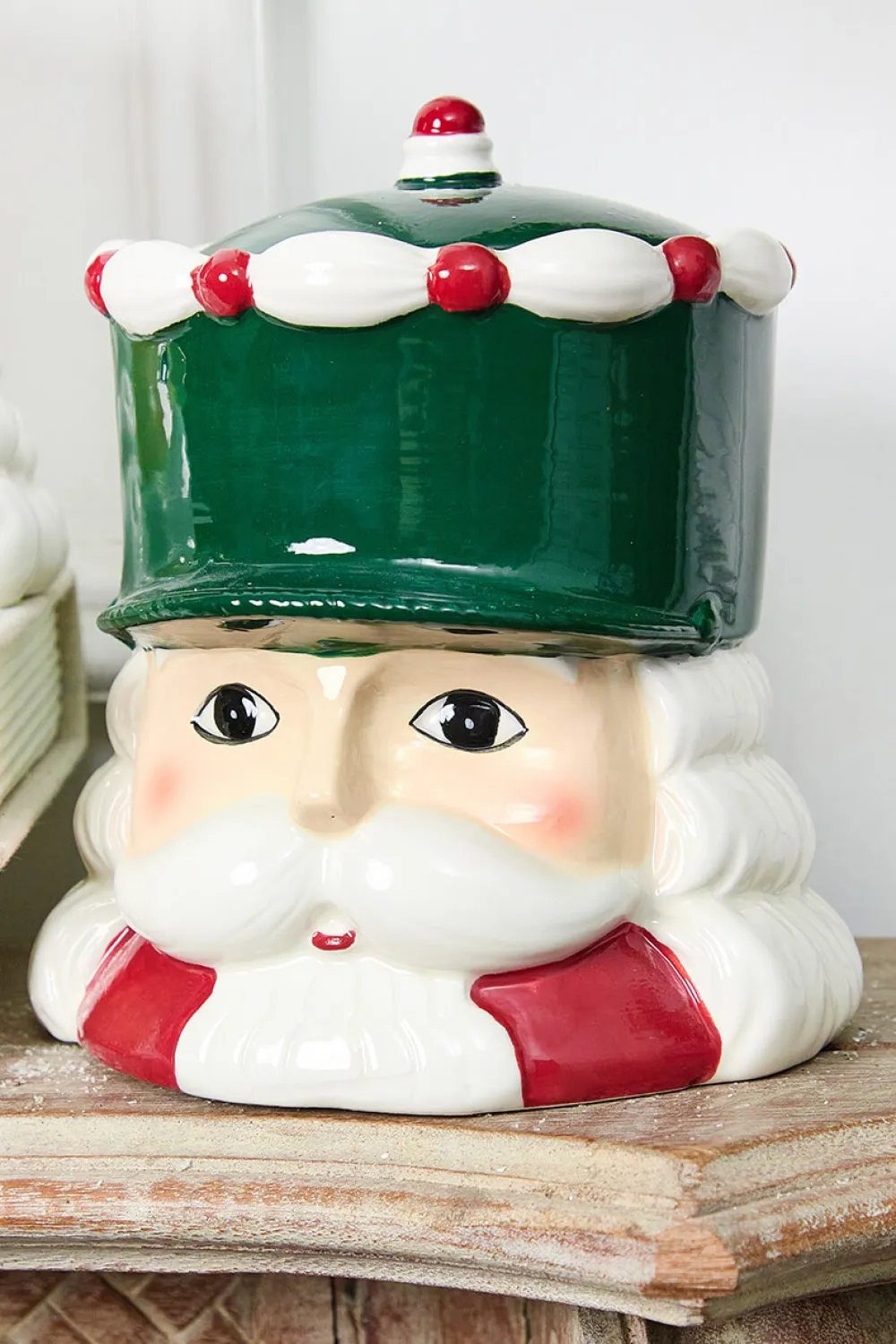 Decorator's Warehouse 6" Ceramic Nutcracker Container - 2 Assorted > Nutcracker|Christmas Sale