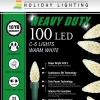 Decorator's Warehouse C6 Faceted 100 LED Light Set - Warm White > Christmas Tree Lights