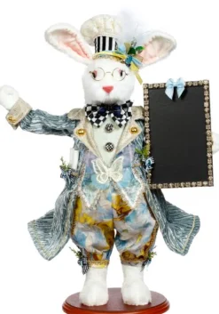 Decorator's Warehouse 20.5" Chalkboard Rabbit - Mark Roberts > Mark Roberts Easter|Mark Roberts Spring