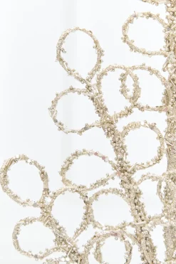 Decorator's Warehouse 28" Champagne Beaded Glitter Loop Spray > Christmas Sprays|Christmas Decor