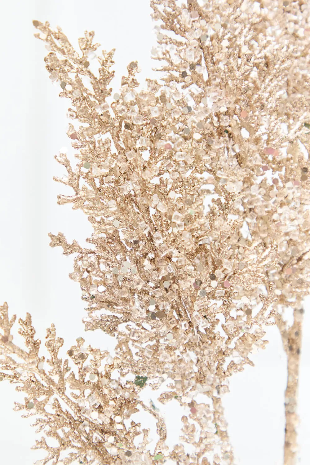 Decorator's Warehouse 31" Champagne Glitter Cedar Spray > Christmas Sprays|Christmas Decor
