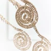 Decorator's Warehouse 50" Champagne Glitter Curly Spray > 2026 New Additions|Classic Christmas
