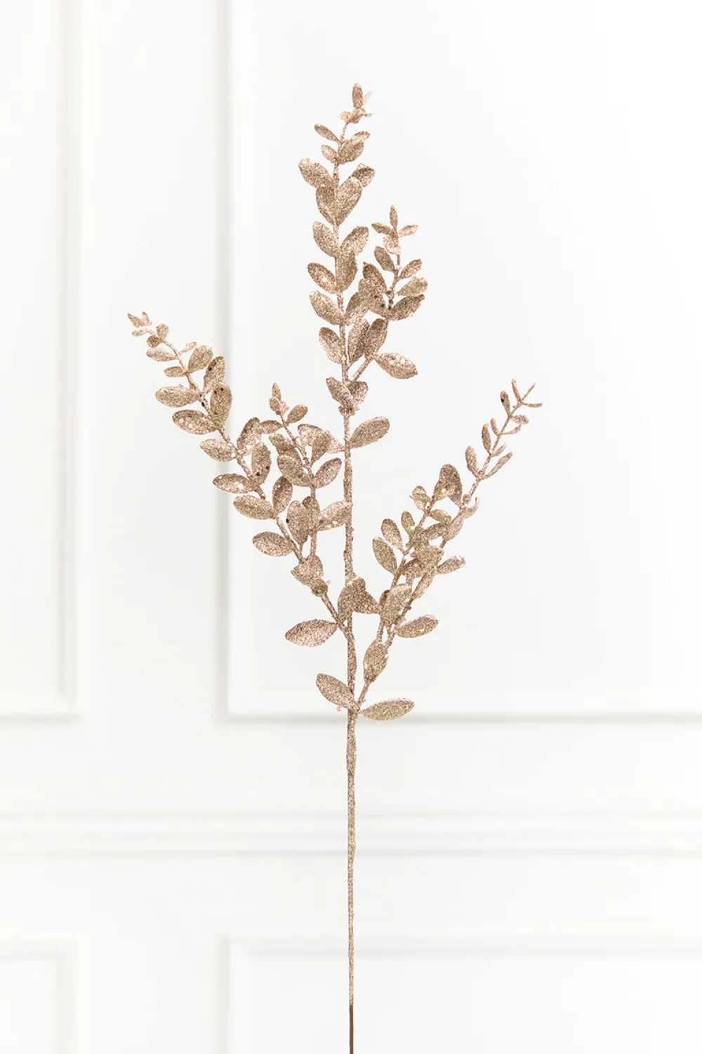 Decorator's Warehouse 30" Champagne Glitter Eucalyptus Spray > Sugar & Spice|Christmas Sprays