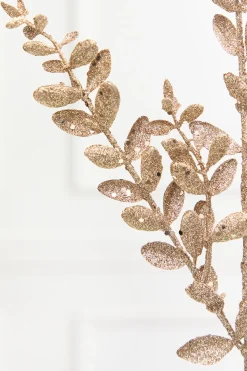 Decorator's Warehouse 30" Champagne Glitter Eucalyptus Spray > Sugar & Spice|Christmas Sprays