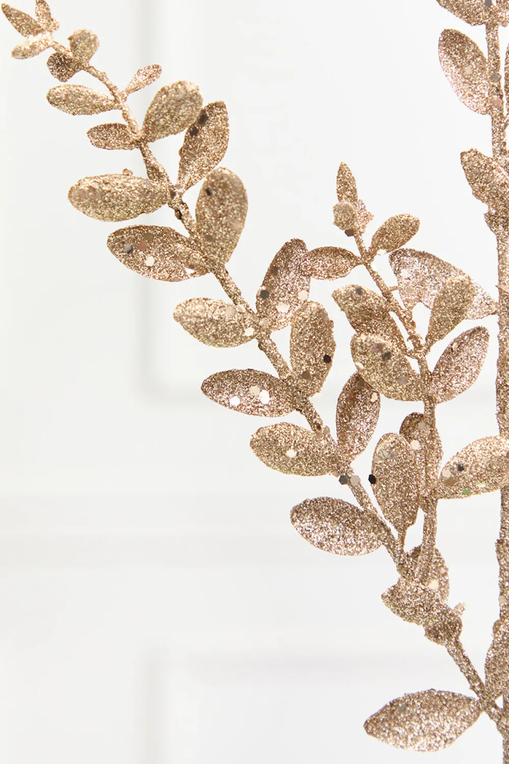 Decorator's Warehouse 30" Champagne Glitter Eucalyptus Spray > Sugar & Spice|Christmas Sprays