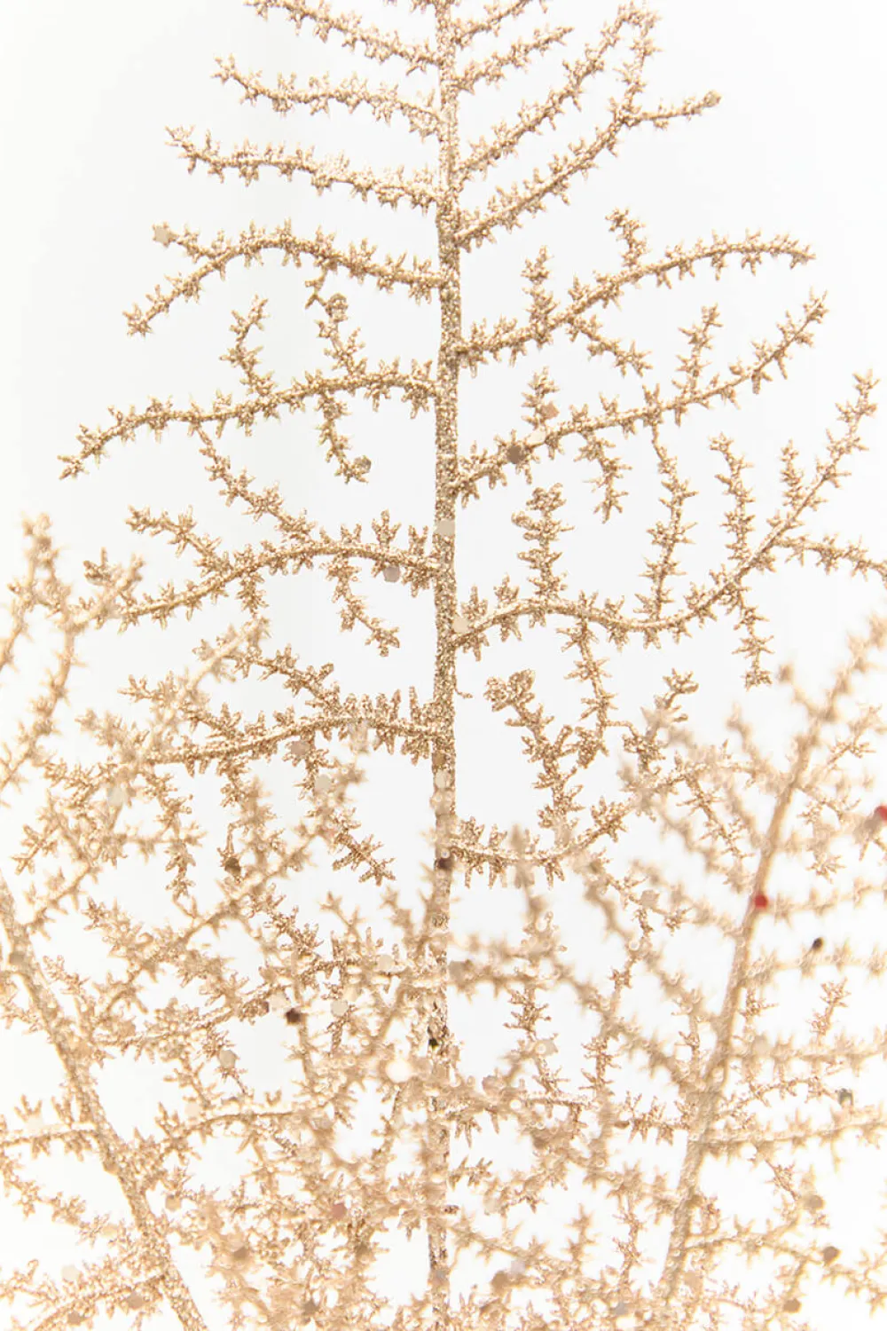Decorator's Warehouse 35" Champagne Glitter Fern Spray > Classic Christmas|Christmas Sale