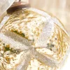 Decorator's Warehouse 4" Champagne Gold Glass Ball Ornament > Christmas Decor|Natural Elegance