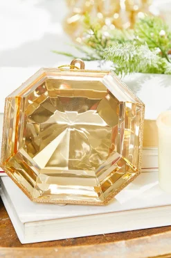 Decorator's Warehouse 6” Champagne Jewel Ornament > Jewels|Nutcracker