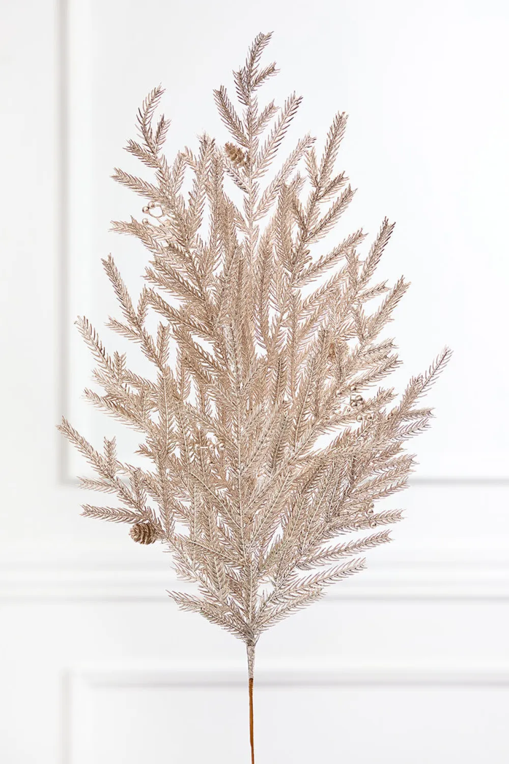 Decorator's Warehouse 32" Champagne Metallic Pine Spray > Christmas Sprays|Christmas Decor