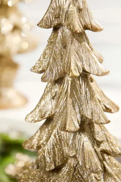 Decorator's Warehouse 19" Champagne Resin Tree > Gold & Champagne|Natural Elegance