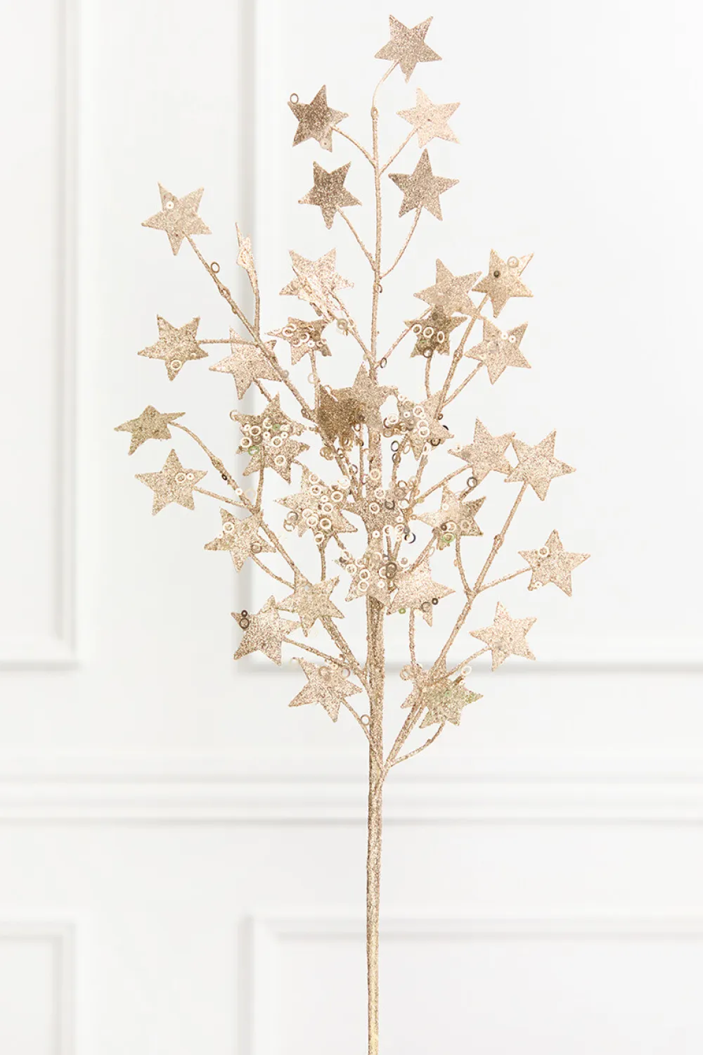 Decorator's Warehouse 31" Champagne Star Spray > Sugar & Spice|Christmas Sprays