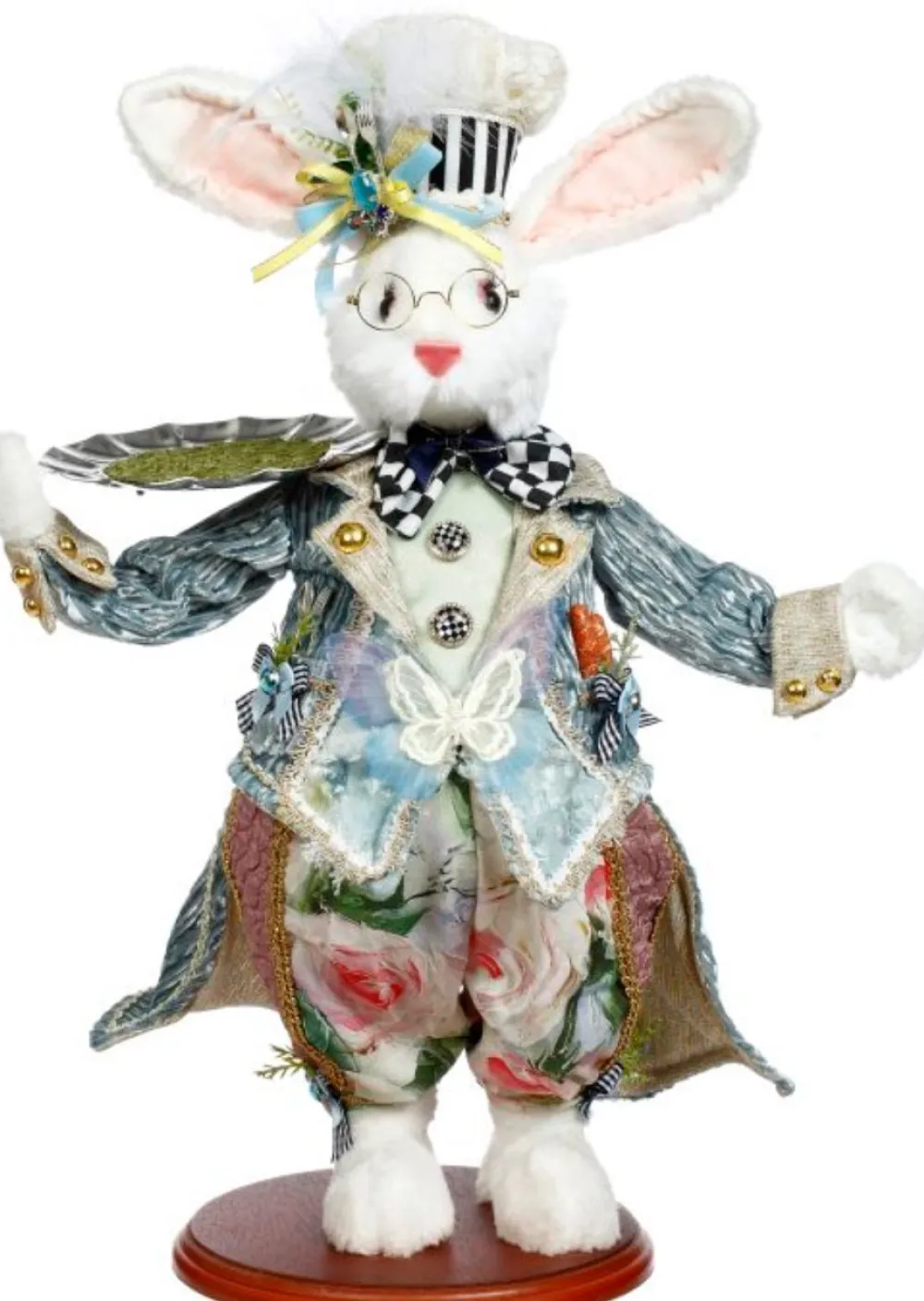 Decorator's Warehouse 20" Chef Rabbit with Tray - Mark Roberts > Mark Roberts Easter|Mark Roberts Spring