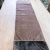 Decorator's Warehouse Chocolate Printed Velvet with Fur Trim Table Runner (15"x72") > Christmas Sale