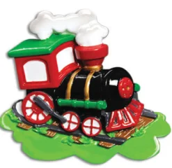 Decorator's Warehouse 3.5" Choo Choo Train Customizable Ornament > Christmas Ornaments|Christmas Decor
