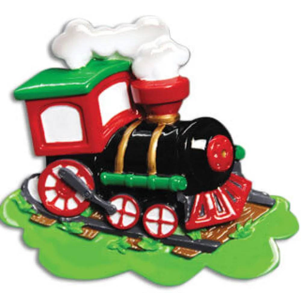 Decorator's Warehouse 3.5" Choo Choo Train Customizable Ornament > Christmas Ornaments|Christmas Decor
