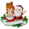 Decorator's Warehouse Christmas Baking with Mr. And Mrs. Claus Customizable Ornament > Personalized|Christmas Decor